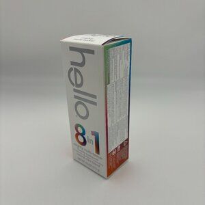 Hello 8 in 1 Mighty Multi-tasker Fluoride Natural Toothpaste, 4oz, Exp 02/26 NWT